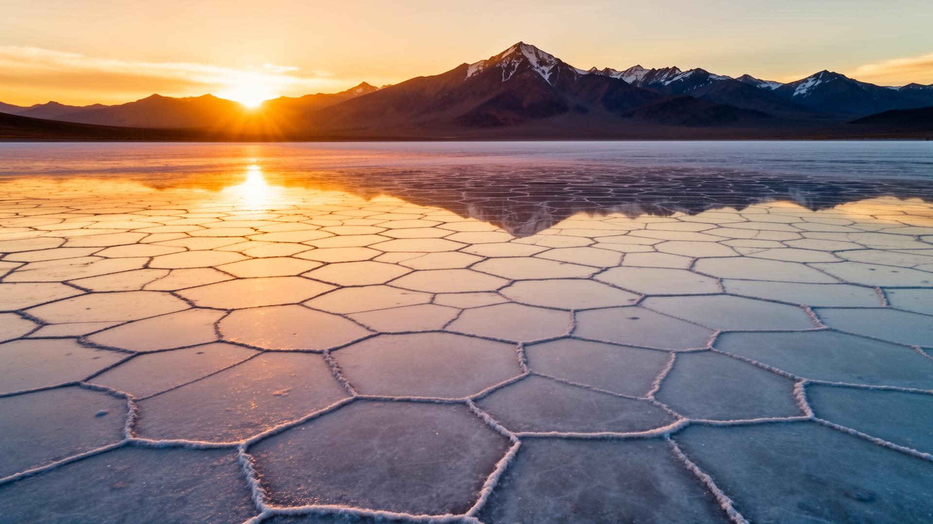Salar de Uyuni al amanecer